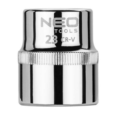 Afbeelding van NEO TOOLS 08 023 Steeksleutelelement 1/2 3124 23 mm Chroom vanadium staal SuperLock
