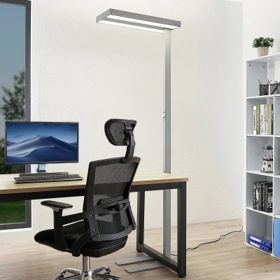 Afbeelding van Arcchio Kantoorverlichting met dimmer 1licht Aluminium, kunststof H: 195 cm zilver (RAL 9006) Inclusief lichtbron