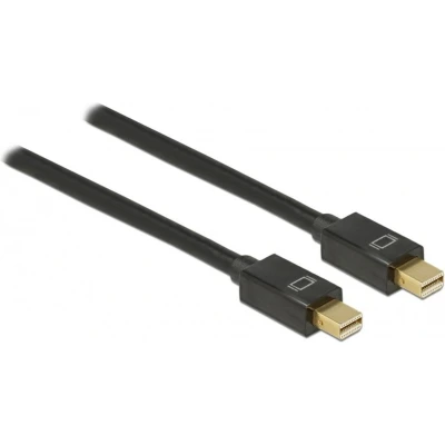Afbeelding van Mini DisplayPort kabel versie 1.2 (4K 60 Hz) / zwart 1 meter