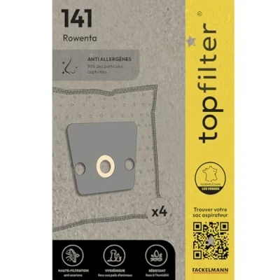Afbeelding van Set van 4 Rowenta TopFilter Premium stofzuigerzakken