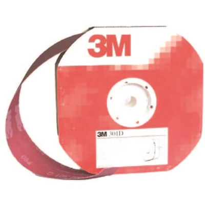 Afbeelding van 3m schuurlinnen 50mm x 25m P80 rood