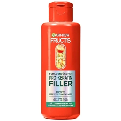 Afbeelding van Garnier Filler Intensieve herstelkuur tegen haarbeschadiging, voor verwerkt en duurzaam haar, met marulaolie pro keratine, Fructis Deep Repair Brandblusser, 200 ml