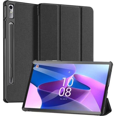 Afbeelding van Dux Ducis Tablet hoes geschikt voor Lenovo Tab P11 Pro Gen 2 Domo Tri fold Case Auto Wake/Sleep functie Zwart