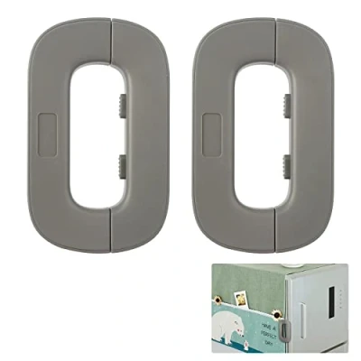 Afbeelding van Bubuyun 2 stuks babydeursloten, kinderbeveiliging, kastdeuren, veiligheidssloten voor baby&#039;s, veiligheidsvergrendeling kasten, koelkast, toilet, kast