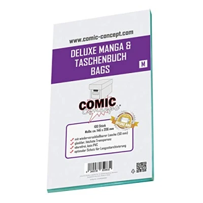 Afbeelding van Comic Concept Deluxe Manga &amp; zakboek Bags M (146 x 206 mm)