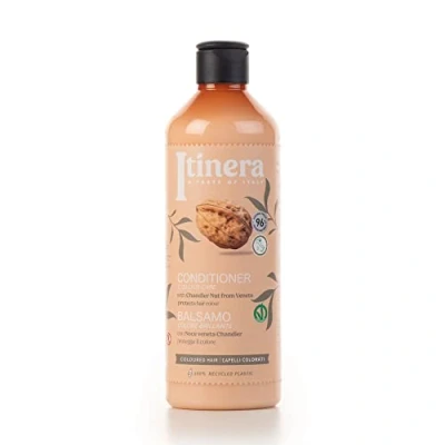 Afbeelding van ITINERA Conditioner voor gekleurd haar met Veneto walnoot, 96% natuurlijke ingrediënten, 370 ml