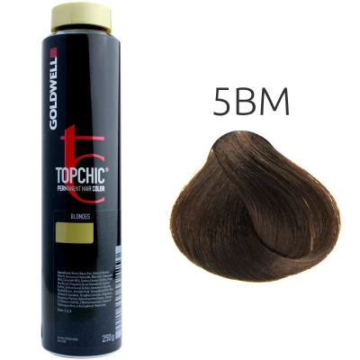 Afbeelding van Goldwell Topchic Hair Color bus 250 ml 5BM Matt Couture Middelbruin