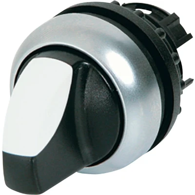 Afbeelding van Eaton 216833 BK M22 WLK3 W Keuzetoets Kunststof frontring Knevel Zwart 1 stuk(s)