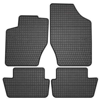 Afbeelding van FROGUM 0632C Vloermatset Rubber voor en achter 4 Zwart Op maat gemaakt PEUGEOT: 307 Estate, Hatchback, CITROËN: C4 II I Hatchback
