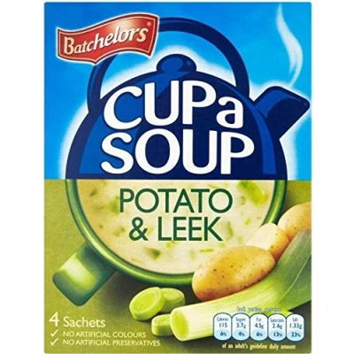 Afbeelding van Batchelors Cup a soep met prei en aardappelen (4 per verpakking 107 g) 6 stuks