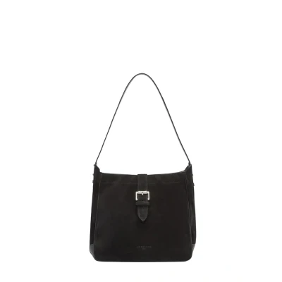Afbeelding van LIEBESKIND BERLIN schoudertas Ren Hobo Bag Grey / Black zwart