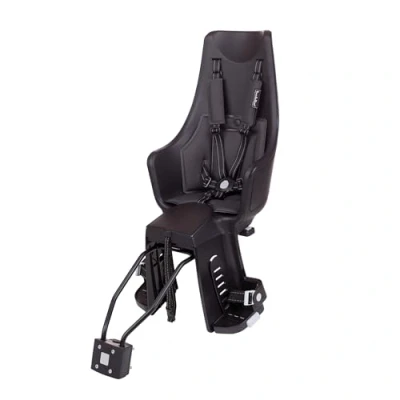 Afbeelding van Bobike Exclusive Maxi Plus LED Fietsstoeltje Framebevestiging Urban Black