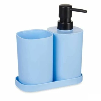 Afbeelding van Badset Blauw Zwart Polypropyleen (12 Stuks)