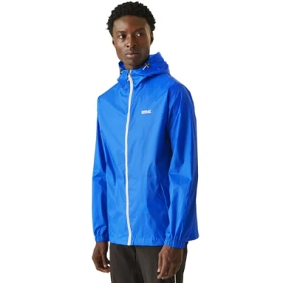 Afbeelding van De Pack It Jacket III compacte, waterdichte wandeljas van Regatta heren blauw