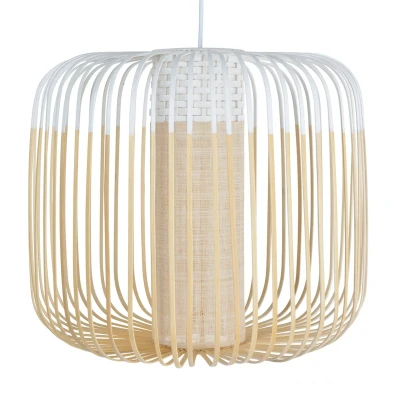 Afbeelding van Forestier Bamboo Light Hanglamp Medium Wit
