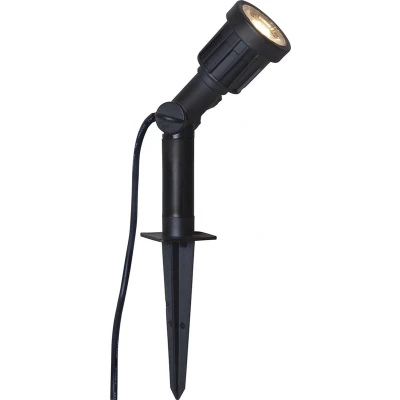 Afbeelding van Star Trading Spot LED Buitenspot, decoratie, zwart, LED, warm wit, voor buitengebruik, 19 cm