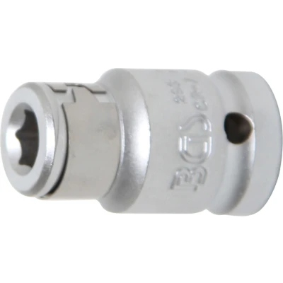 Afbeelding van BGS Bitadapter met blokkeerkogel binnenvierkant 1/2&quot; binnenzeskant 5/16&quot;