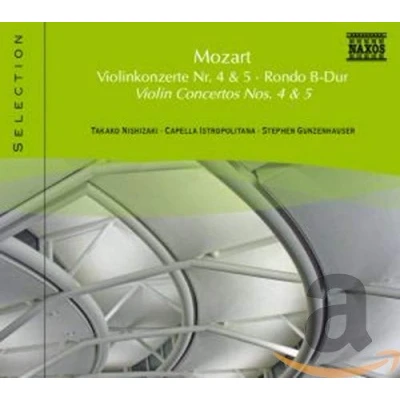 Afbeelding van Takako Nishizaki, Capella Istropolitana, Stephen Gunzenhauser Mozart: Violin Concertos Nos. 4 &amp; 5 (CD)