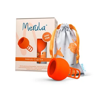 Afbeelding van Merula menstruatie cup fox oranje menstruatiecup