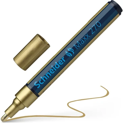 Afbeelding van Schneider Lakmarker Maxx 270 1 3Mm Goud 10 Stuks
