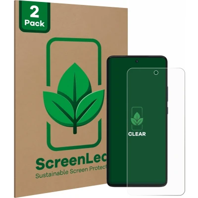 Afbeelding van ScreenLeaf Screenprotector voor Motorola Moto G84 Duurzame schermbescherming Folie Beschermfolie transparant (2 Stuks)