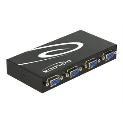 Image de DeLock Switch VGA 4 port manual bidirectional commutateur pour moniteur ports