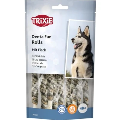 Afbeelding van Trixie Denta Fun Fish Chewing Rolls