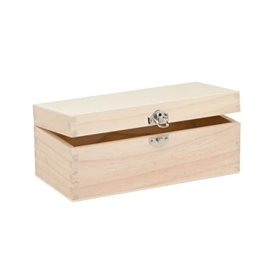 Image de Glorex boîte en bois, rectangulaire, caisse fsc, 61682002