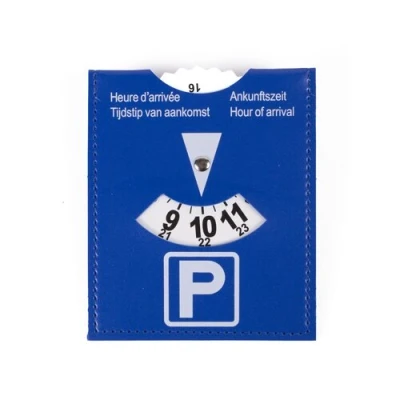 Afbeelding van Benson Blauwe Parkeerkaart Parkeerschijf 10 x 12 cm