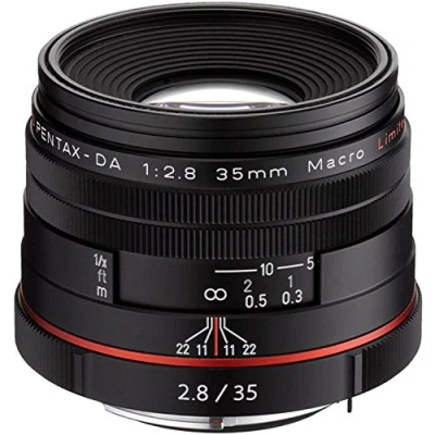 Afbeelding van Pentax HD 35 mm f/2.8 Macro AL Limited Reflex Lens Zwart