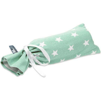 Afbeelding van Baby&#039;s Only Gebreide baby kruikenzak Kruikhoes Star Mint/Wit