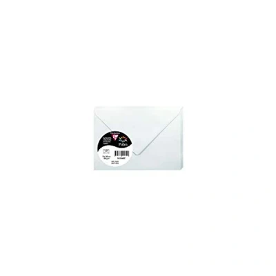 Afbeelding van Clairefontaine 5460C, verpakking met 20 enveloppen, formaat 7,5 x 10 cm, 120 g/m², kleur: blauw, uitnodiging voor evenementen en overeenkomst, Pollen serie, glad papier van hoge kwaliteit