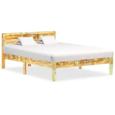 Afbeelding van Bedframe massief gerecycled hout 120x200 cm