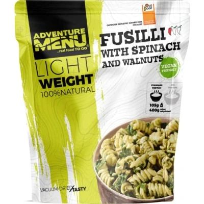 Afbeelding van Adventure Menu Fusilli met spinazie en noten 98 g