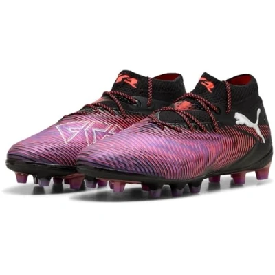 Afbeelding van FUTURE 8 ULTIMATE AG voetbalschoenen voor Dames, Zwart/Rood/Wit, Maat 42,5 PUMA