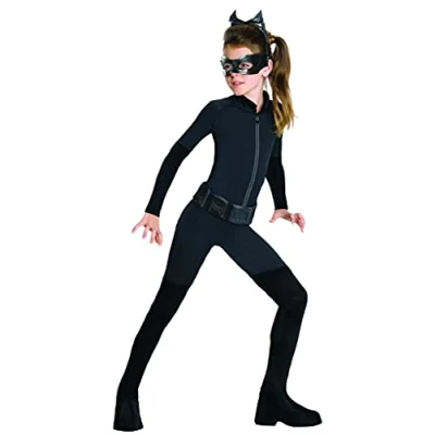 Afbeelding van Batman Catwoman kostuum voor meisjes, maat S (3 4 jaar)