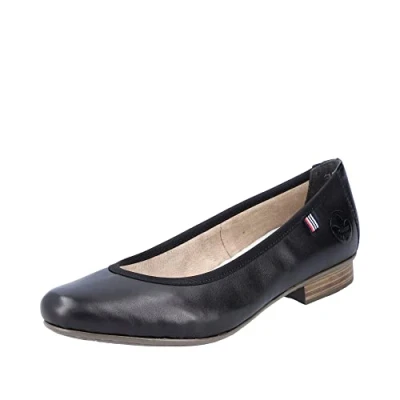 Image de Rieker Ballerines classiques pour femme 51994, noir, 41 EU