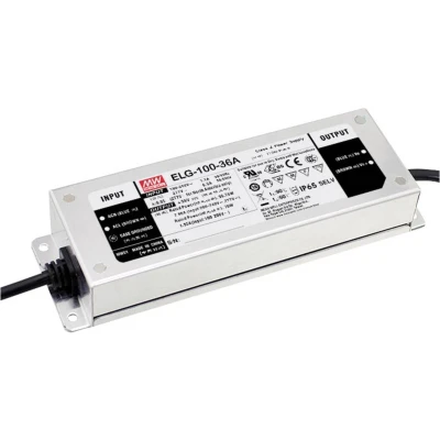 Afbeelding van Mean Well ELG 100 24A 3Y LED transformator, driver Constante spanning, stroomsterkte 96 W 2 4 A 21.6 26.4 V/DC Instelbaar, Montage op
