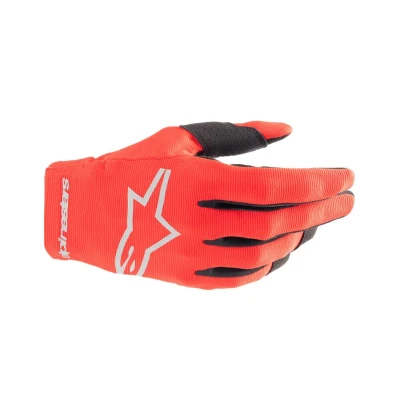 Afbeelding van Alpinestars 2025 Radar Jeugd Crosshandschoenen Mars Rood / Zilver maat S