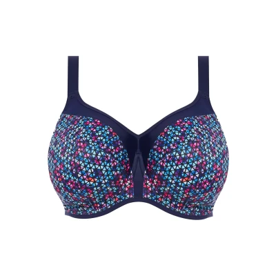Afbeelding van Elomi Energise Grote maten sport bh Navy Geo 85D (EU)