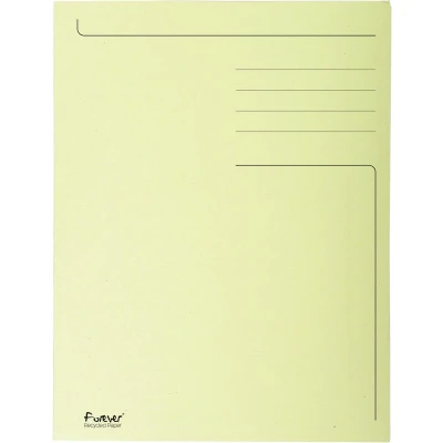 Afbeelding van Exacompta dossiermap Foldyne ft 24 x 35 cm (voor folio), geel, pak van 50 stuks 2