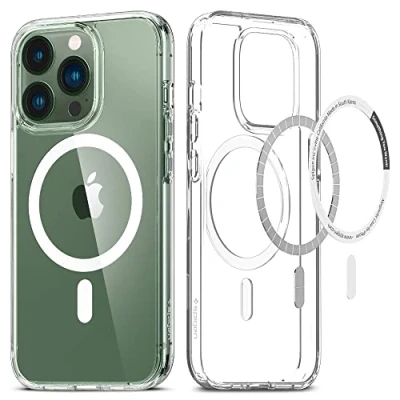 Image de Spigen Ultra Hybrid Mag étui téléphone mobile Apple iPhone 13 Pro (White) MagSafe ACS03267