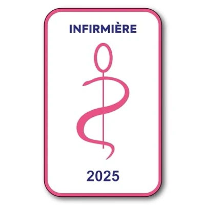 Afbeelding van SIGNAL SAFETY Sticker Caduceus vignet voor voorruit in Vitrophania V6 Verpleegster