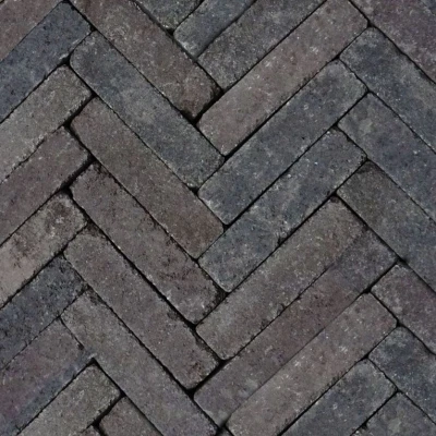 Afbeelding van Retrostones Plus paars/bruin 5x20x6cm