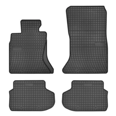 Afbeelding van FROGUM 542780 Vloermatset Rubber voor en achter 4 Zwart Op maat gemaakt BMW: 5 Touring, Saloon