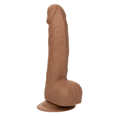 Afbeelding van Realistische Dildo Silicone Studs 21 cm Bruin