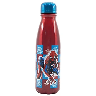 Image de BOUTEILLE EN ALUMINIUM POUR ENFANTS DE 600 ML SPIDERMAN ARACHNID GRID