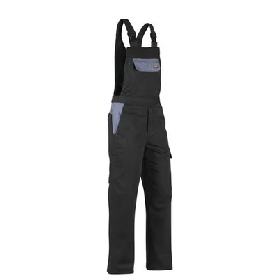 Afbeelding van Blaklader Bretelbroek Industrie 2665 1210 Zwart/Grijs C58