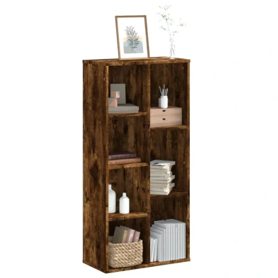 Afbeelding van vidaXL Boekenkast 50x25x105 cm bewerkt hout gerookt eikenkleurig