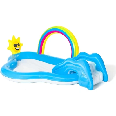 Afbeelding van Bestway Rainbow n&#039; Shine Pool and Play Center 257 x 145 91 cm